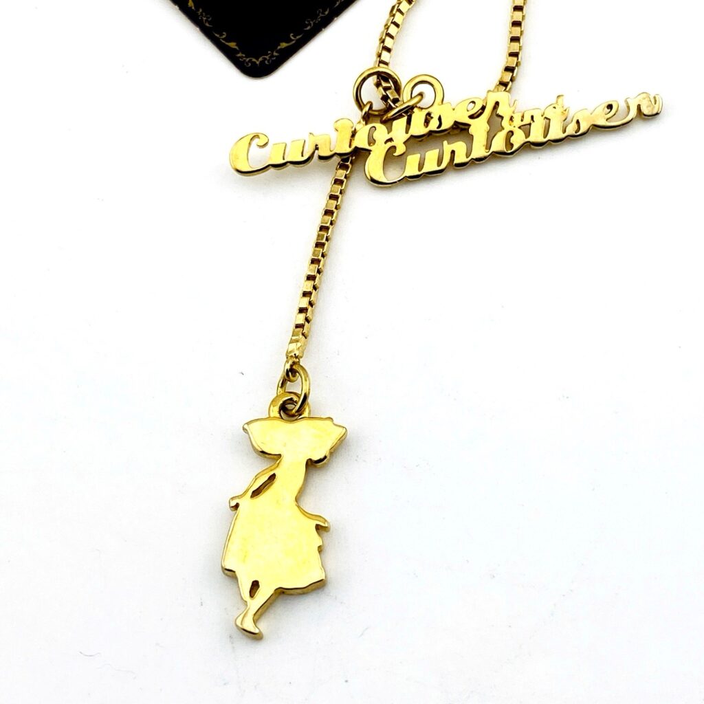 Disney Couture Alice in Wonderland Y Necklace – 2006 Curious & Curiouser NWT