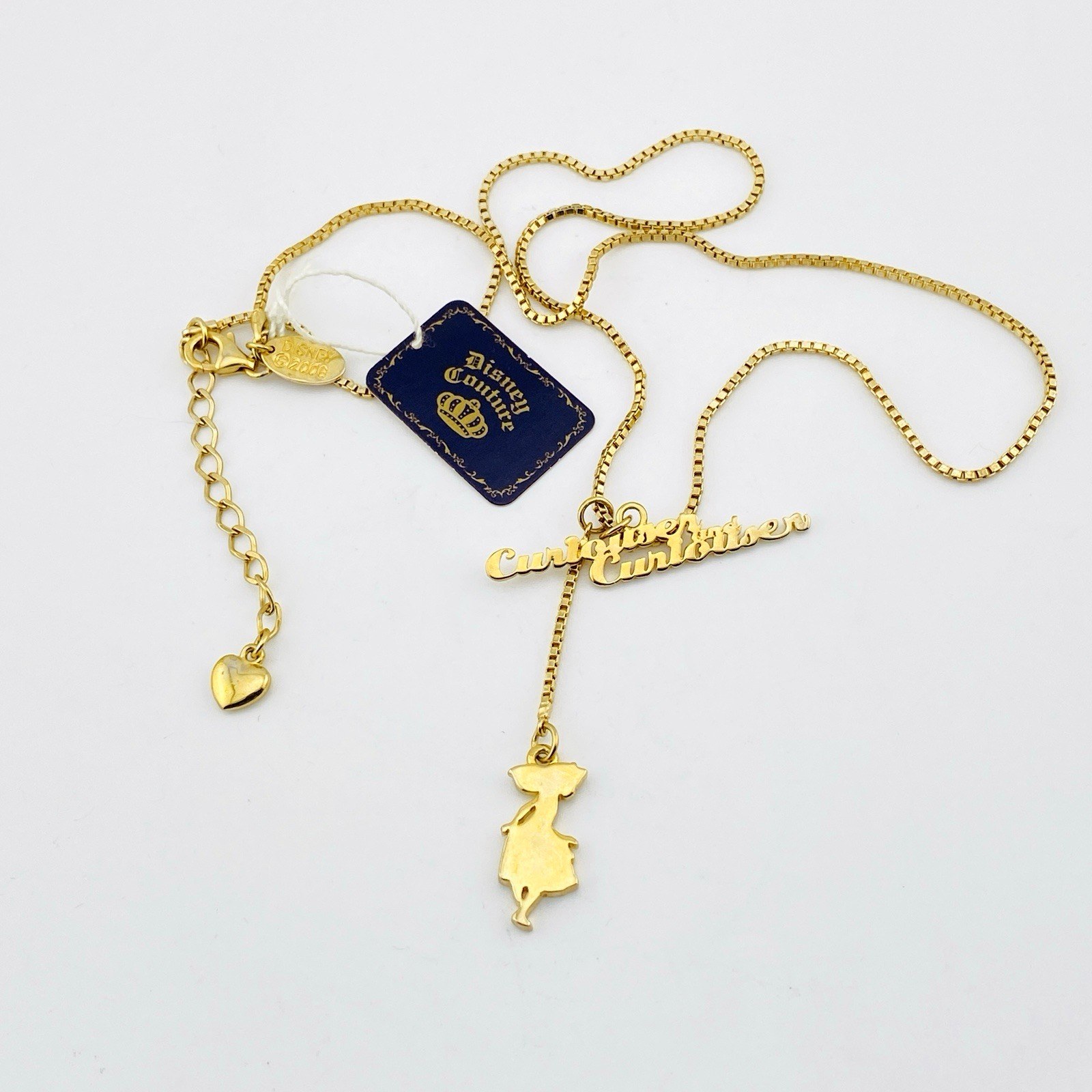Disney Couture Alice in Wonderland Y Necklace – 2006 Curious & Curiouser NWT