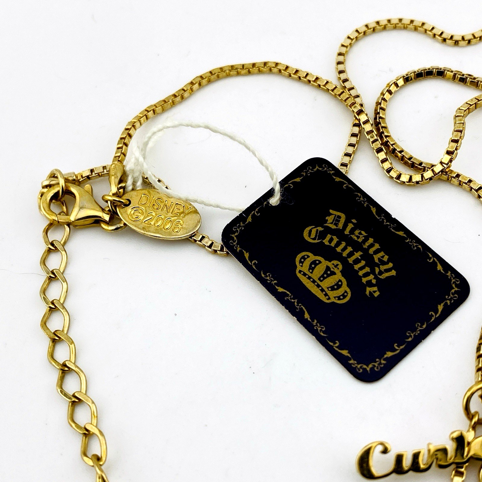 Disney Couture Alice in Wonderland Y Necklace – 2006 Curious & Curiouser NWT
