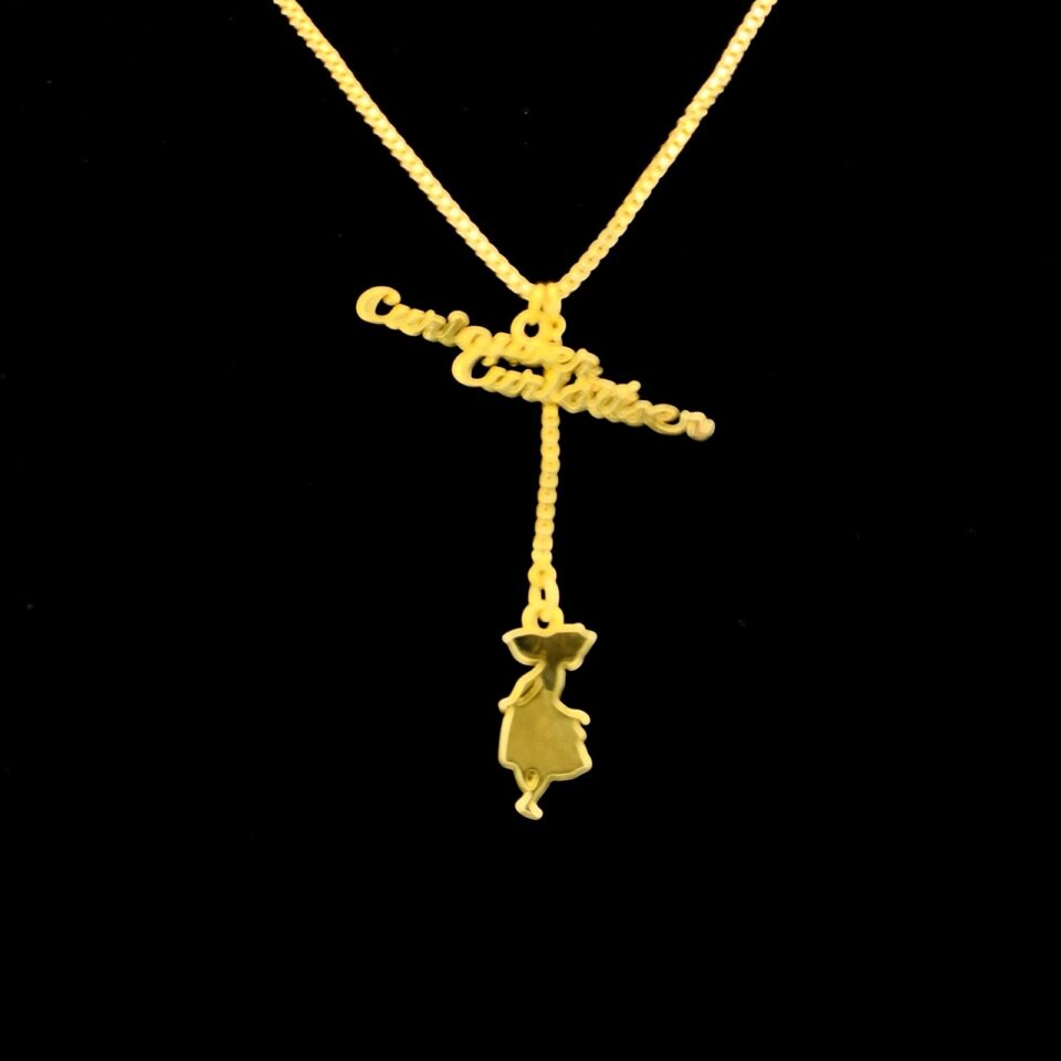 Disney Couture Alice in Wonderland Y Necklace – 2006 Curious & Curiouser NWT