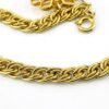 Vintage Gold Filled Chain Bracelet with Large Charm