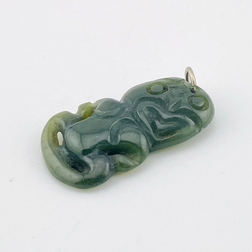 Hand Carved Jade Māori Pendant