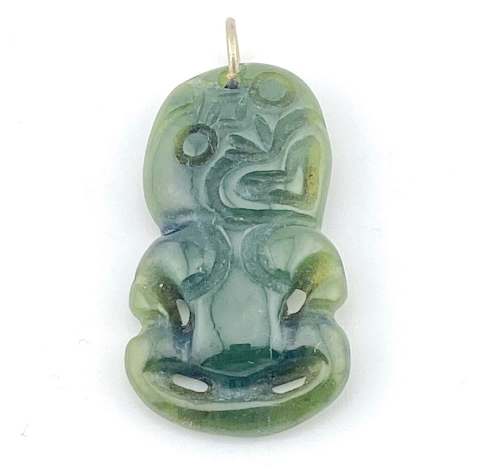 Hand Carved Jade Māori Pendant