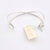 Mia Fiore Sterling Silver Minimalist Cuff Bracelet from Italy, New
