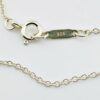Tiffany & Co. Large Notes Round Pendant Necklace – Sterling Silver – 19" – Original Pouch