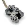 Vintage Brutalist Modernist Sterling Silver Pearl Pendant Necklace