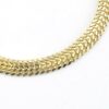 Vintage Italian Vermeil Woven Link Bracelet