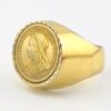 Vintage Men’s Queen Victoria Coin Signet Ring