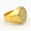 Vintage Men’s Queen Victoria Coin Signet Ring
