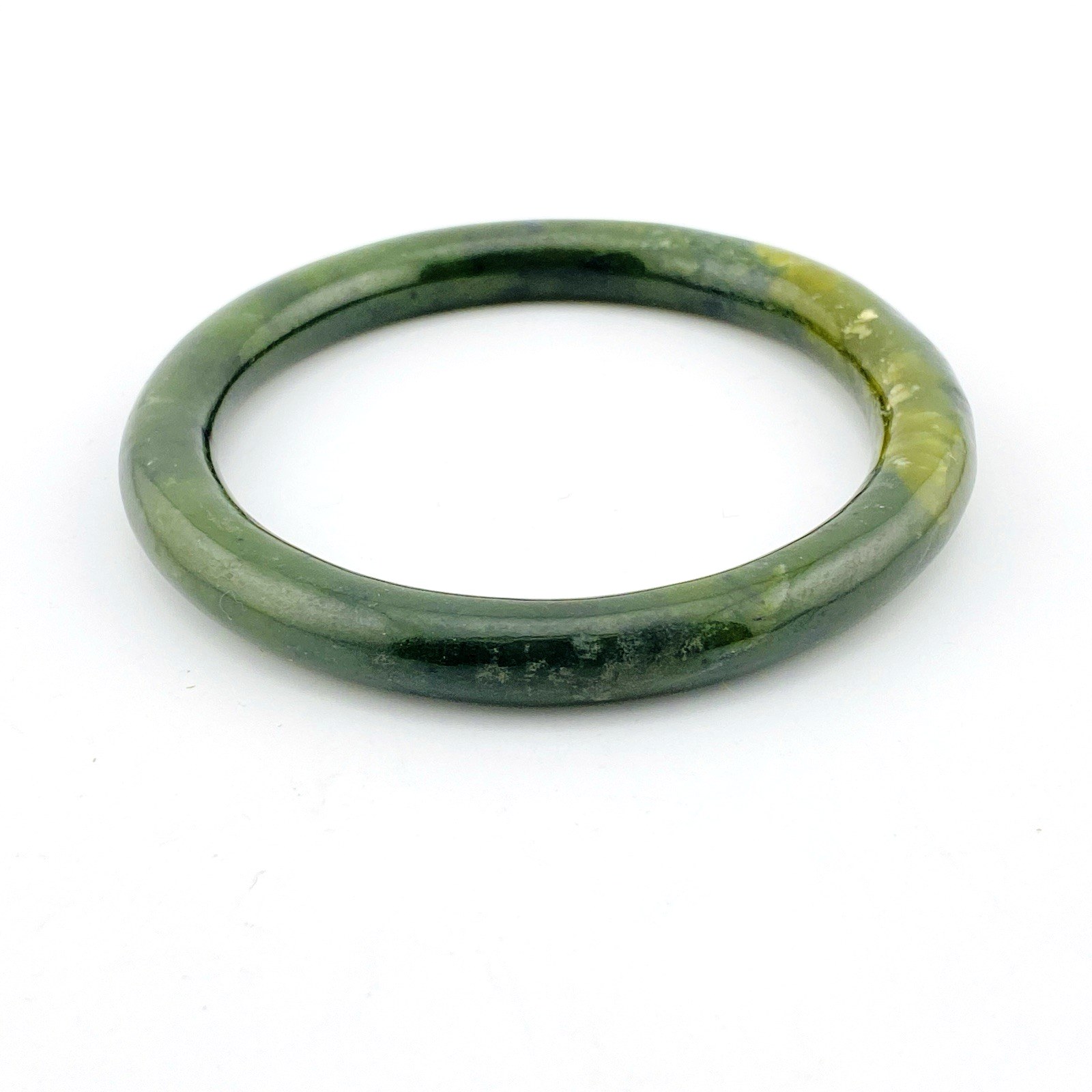 Vintage Nephrite Jade Bangle Bracelet