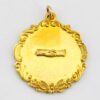 Antique Gold Filled Friendship Medal Watch Fob Pendant – Brotherhood Handshake – 1920s
