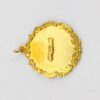 Antique Gold Filled Friendship Medal Watch Fob Pendant – Brotherhood Handshake – 1920s