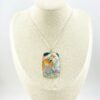 Authentic Chinese Antique Porcelain Shard Pendant in Sterling Silver