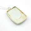 Authentic Chinese Antique Porcelain Shard Pendant in Sterling Silver
