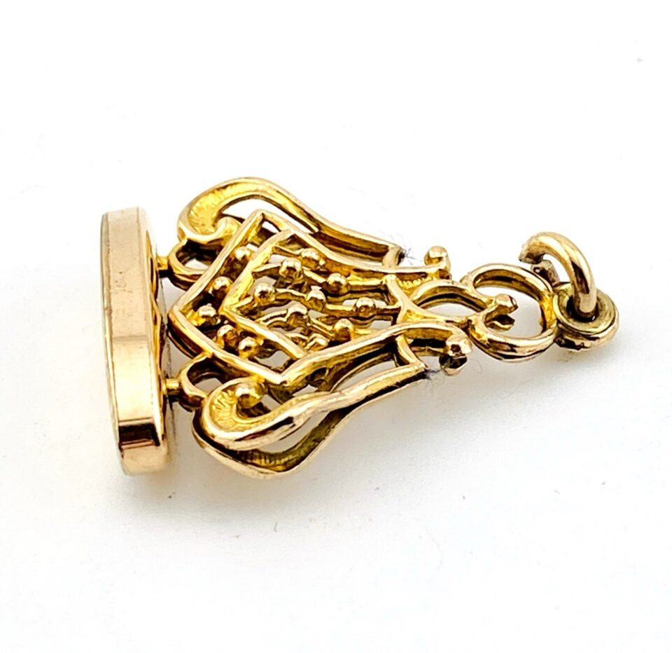 Antique Edwardian Gold Filled Watch Fob Pendant