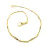 Antique Gold Filled Pocket Watch Chain – Zig-Zag Bar Link – Magnet – 13¼ Inches
