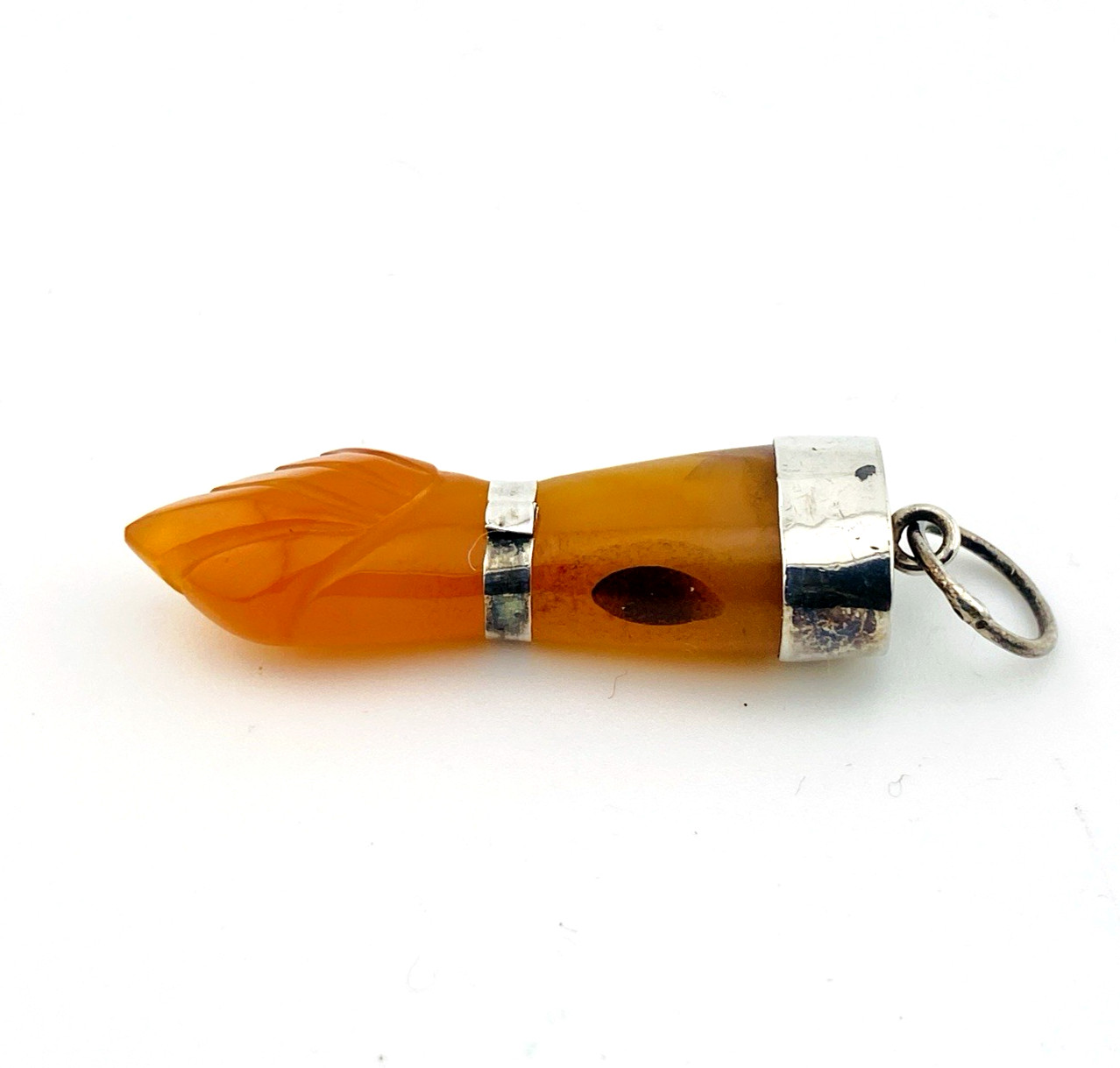 Side view Brazilian figa or mano fico charm