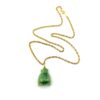 Vintage Jade Buddha Pendant Gold Filled Necklace