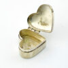 Heart shaped pillbox - opened