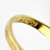 Vintage Uncas Moss Agate Ring – 10k Gold Filled – North–South Setting – Size 6