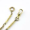 Vintage White Gold Filled Bar Link Pocket Watch Chain – WHB & Co – 13 Inches