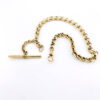 Antique Victorian gold filled chunky fancy link pocket watch chain