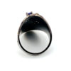 Black Rhodium Coral Branch Ring