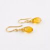 Nested Citrine Petite Drop Earrings – Gold Filled