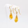 Nested Citrine Petite Drop Earrings – Gold Filled