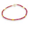 garnet gold bta bracelet
