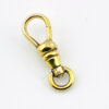 Yellow Gold-Filled Swivel Dog Clasp – 19mm– For Watch Chains, Pendants, Charms