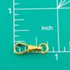 Antique Yellow Gold-Filled Swivel Dog Clasp – 19mm– New Old Stock