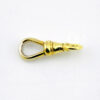 Antique Green Gold Filled Swivel Dog Clasp — 18mm