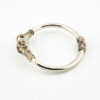 Sterling Silver Ram Head Aries Hinged Bracelet