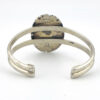 Johnny Johnson Navajo turquoise sterling silver cuff bracelet