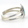 Johnny Johnson Navajo turquoise sterling silver cuff bracelet