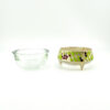 Russian Enamel Salt Cellar Silver Plate 1970s