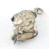 Greco Roman Profile Silver Fob Pendant