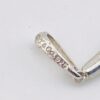 Tiffany & Co sterling silver hematite stick pendant minimalist spear design