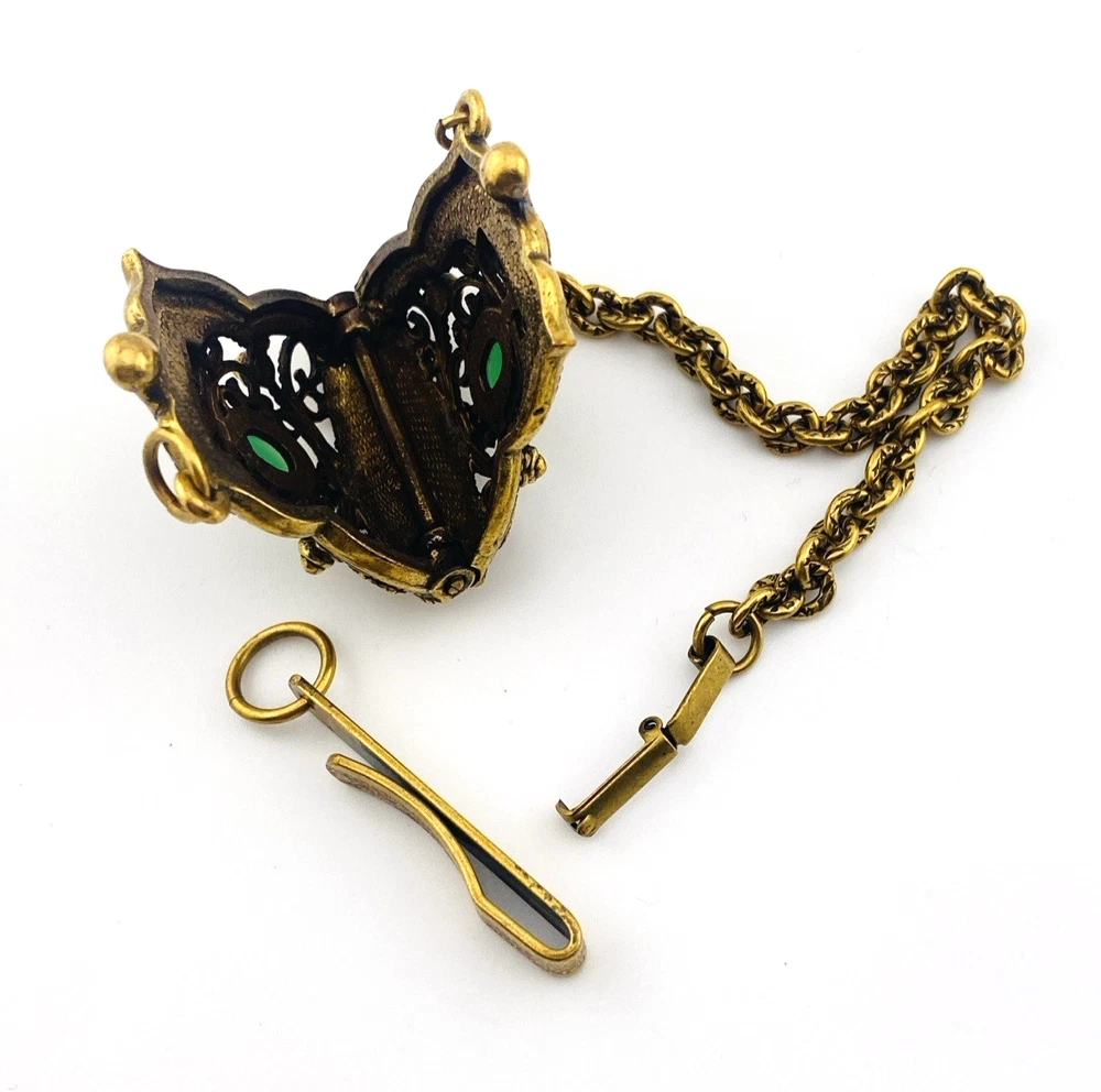 Chatelaine-Style Coin Purse Charm with Removable Clip