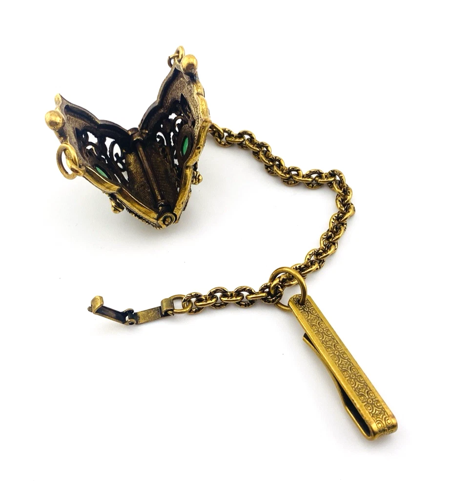 Chatelaine-Style Coin Purse Charm with Removable Clip