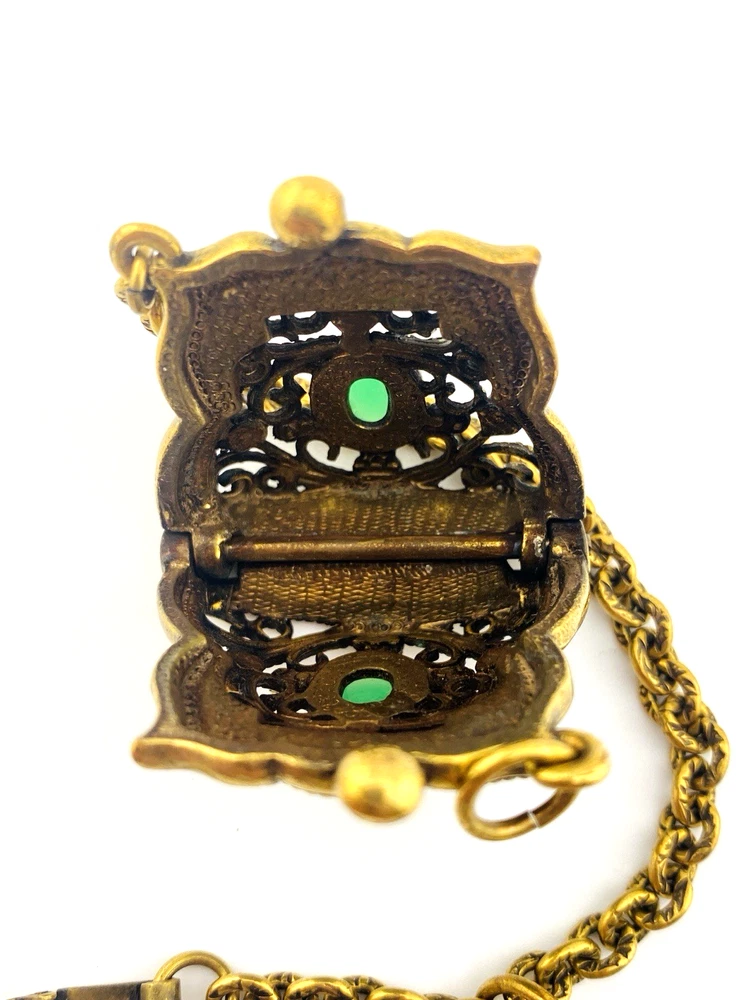 Chatelaine-Style Coin Purse Charm with Removable Clip