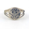 Vintage girl scouts eagle signet sterling silver ring