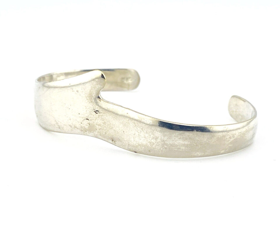 Vintage Mexican Modernist Tree Trunk Cuff Bracelet