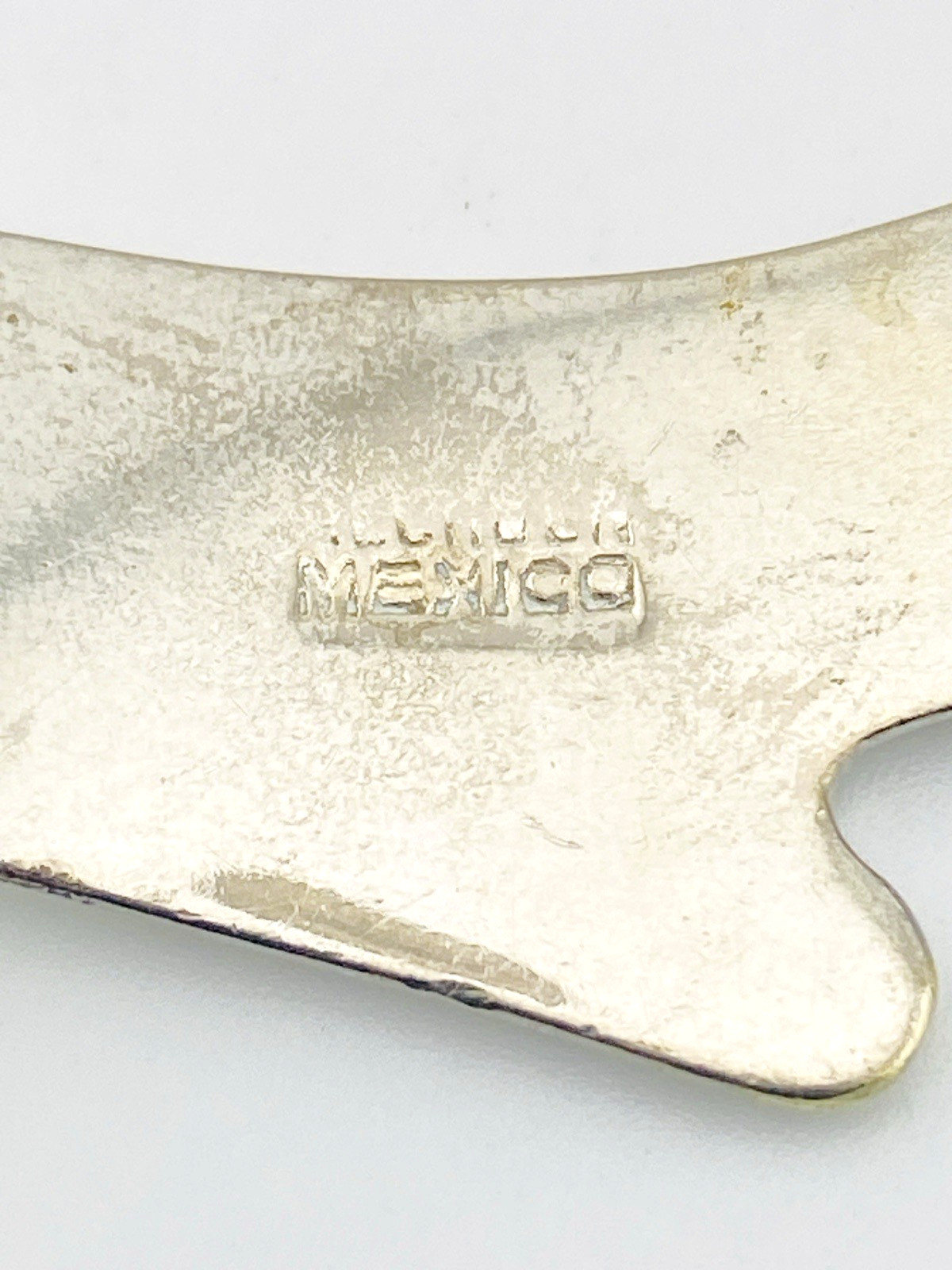 Vintage Mexican Modernist Tree Trunk Cuff Bracelet