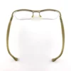 Alain Mikli half rim eyeglass frames gray gunmetal handmade in France model A0022-08