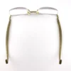 Alain Mikli half rim eyeglass frames gray gunmetal handmade in France model A0022-08