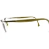 Alain Mikli half rim eyeglass frames gray gunmetal handmade in France model A0022-08
