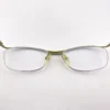 Alain Mikli half rim eyeglass frames gray gunmetal handmade in France model A0022-08