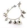 vintage arizona sterling silver charm bracelet figural charms southwestern